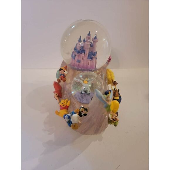 Disney Kid's Multi Character Wave Light Up Musical Double Snow Globe - Picture 2 of 4